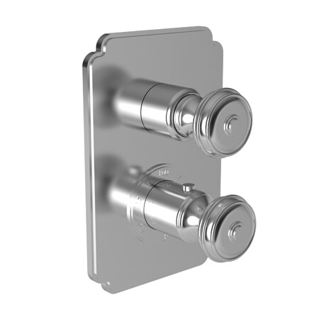 Newport Brass 1/2" Square Thermostatic Trim Plate With Handle in Polished Chrome 3-803TS/26